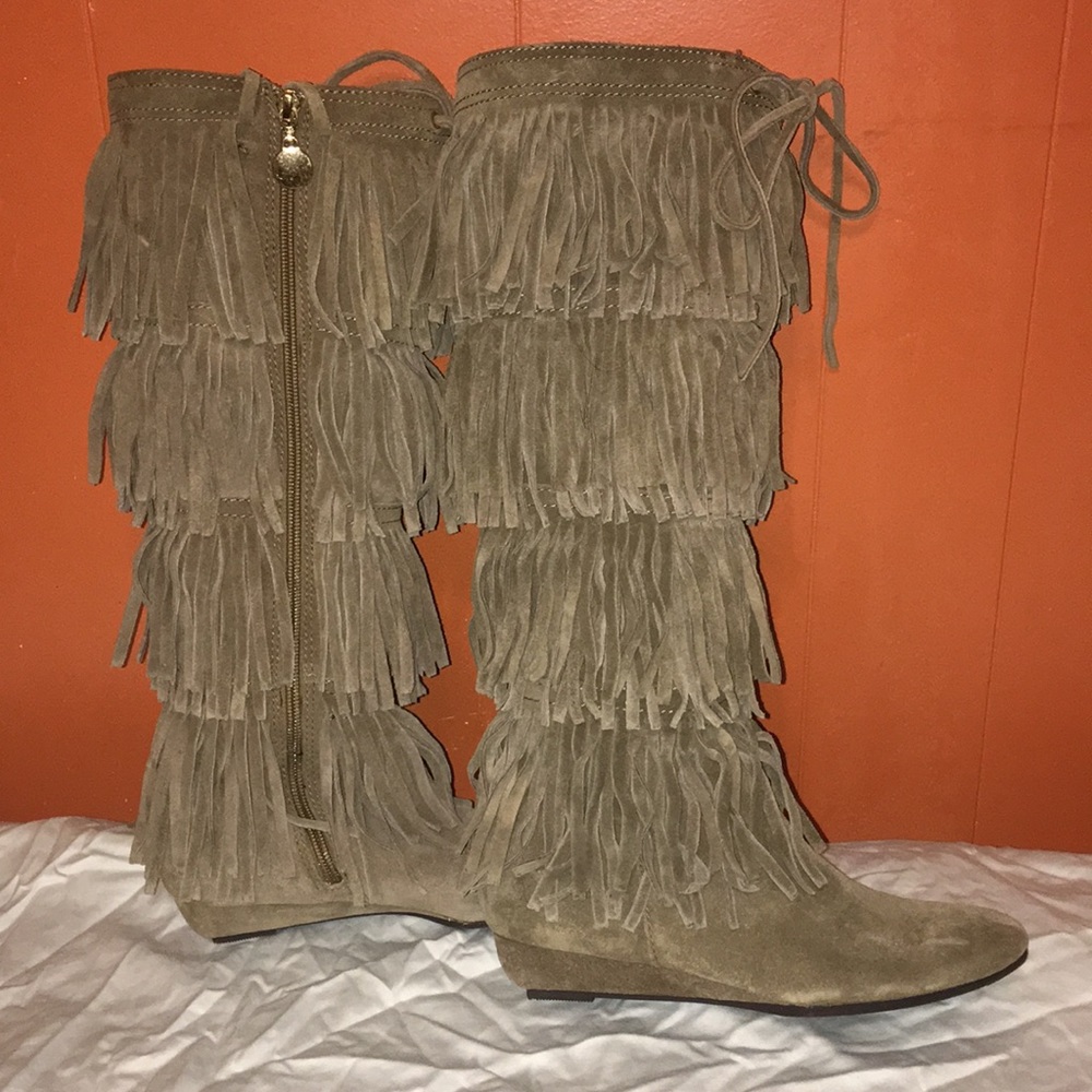 Fringe suede Michael Kors Boots